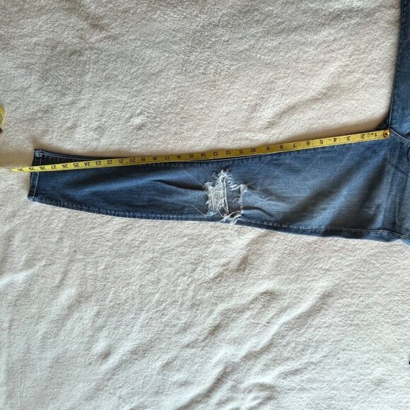 Mother The Looker In Songs Of The Cowboys Destroyed Blue‎ Skinny Jeans Size 25 - Picture 12 of 12
